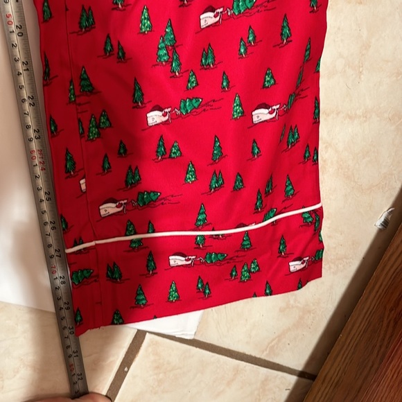 NWT VINEYARD VINES PJs, pajamas, flannel pants whales trees, Christmas M run big - Picture 8 of 10